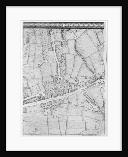 A Map of Mile End, London, 1746 by John Rocque
