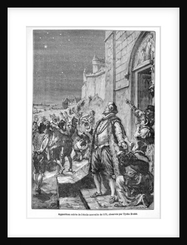 Tycho Brahe sees a new star by French School
