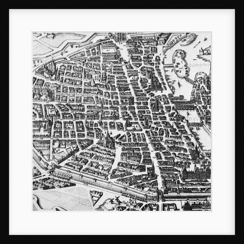Map of Paris, 1620 by German School