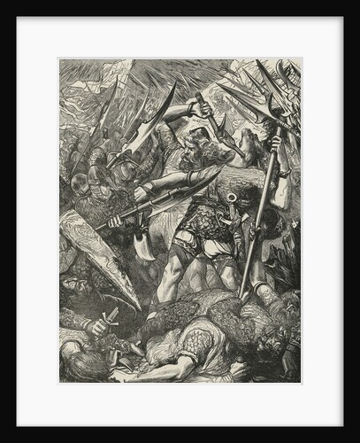 Death of Harold II at the Battle of Hastings, 19th century by James Cooper