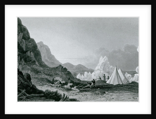 Franklin's expedition first detained by the ice, 1826 by George (after) Back