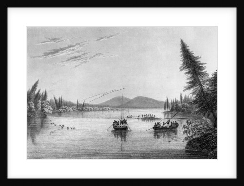 View from Morgan's Rocks in Hill River by Edward Francis Finden