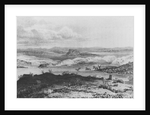 Sussex Lake, source of the Thlew-ee-cho river, 1836 by George (after) Back