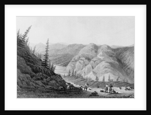 View on the Barren Lands, 1826 by Edward Francis Finden