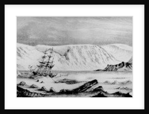 Beechey's expedition beset in the ice off Red Mill, 1818 by English School