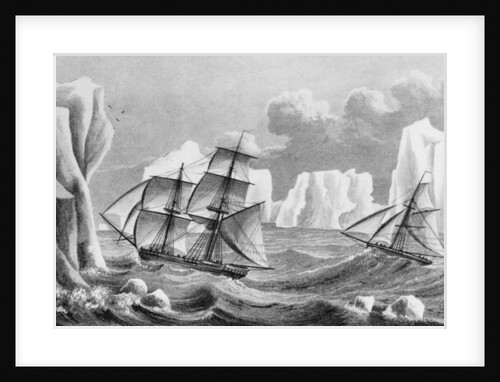 The brig 'Jane' and cutter 'Beaufoy', 1825 by Weddell Weddell