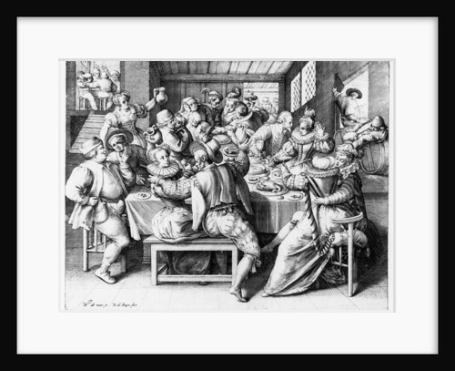 The Feast, c.1600 by Maarten de (after) Vos
