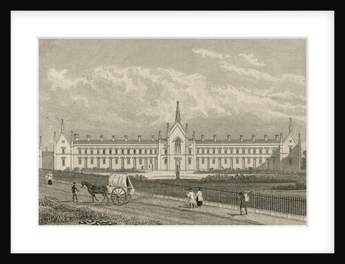 Whittington's Almshouses Highgate, 1827 by Thomas Hosmer Shepherd