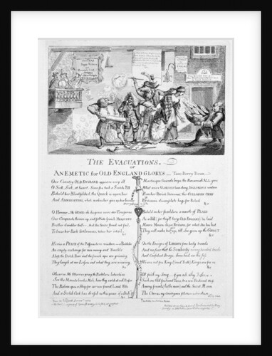 The Evacuations or An Emetic for Old England Glorys, 1762 by Paul Sandby