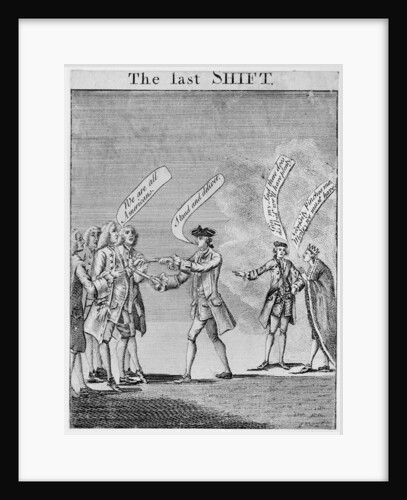 The Last Shift, 1765 by English School