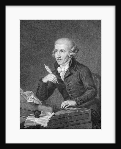 Joseph Haydn engraved by Schiavonnetti, 1792 by Ludwig Guttenbrunn