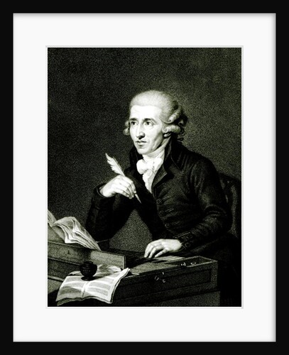 Joseph Haydn c.1770 by Ludwig Guttenbrunn