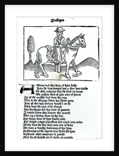 The Wife of Bath by English School