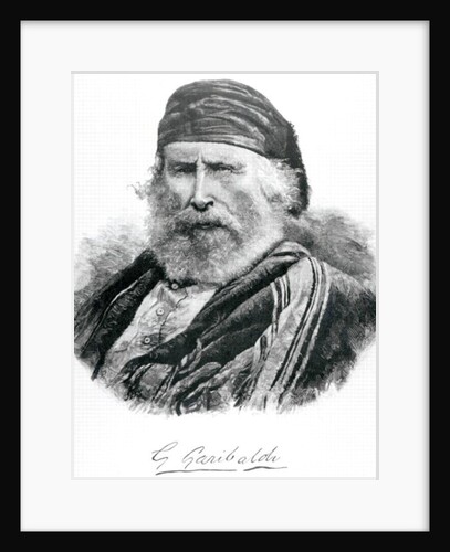 Portrait of Giuseppe Garibaldi by Italian School
