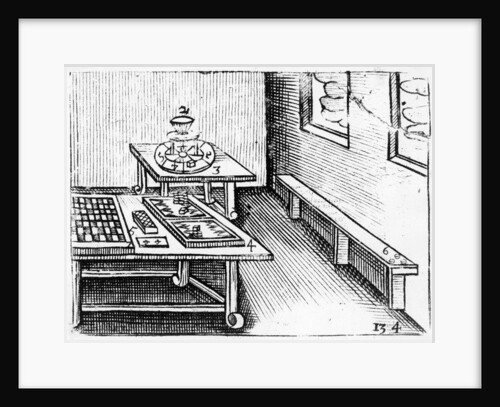 Board games from 'Orbis Sensualium Pictus', 1658 by John Amos Comenius