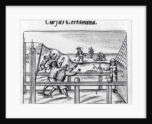 Boys' races from 'Orbis Sensualium Pictus', 1658 by John Amos Comenius
