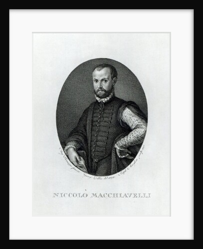 Portrait of Niccolo Machiavelli by Agnolo Bronzino