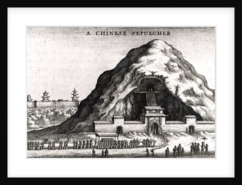 A Chinese Sepulcher, 1669 by English School