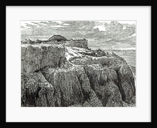King Theodore's House, Magdala from 'Cassell's Illustrated History of England', 1868 by English School