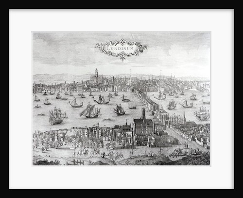 View of London by French School