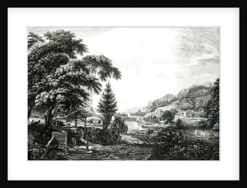 A Design to represent the beginning and completion of an American Settlement or Farm by Paul Sandby
