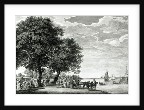 View of the North side of the Virginia river near Manour Lodge by Paul and/or Sandby Thomas Sandby