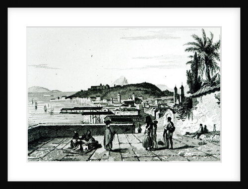 View of Rio de Janeiro from the church of St.Bento drawn by Fleury by French School