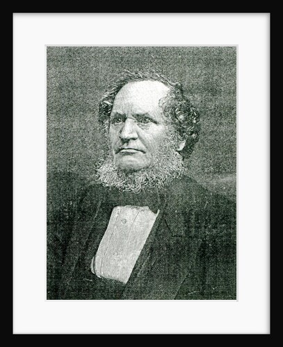 Edward Henry Smith Stanley, Lord Stanley, engraved after a photograph by Samuel A. Walker. c.1865 by Samuel A. (after) Walker