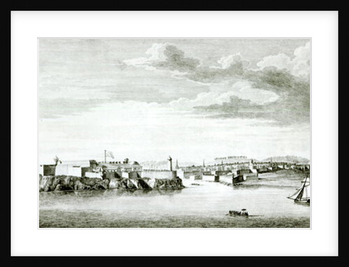 A Prospect of the Moro Castle and City of Havana from the sea by English School
