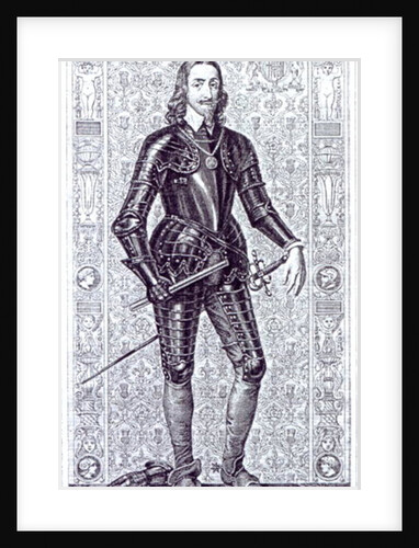 King Charles I, drawn by J.L.Williams and engraved by A.Bourne by Anthony van Dyck