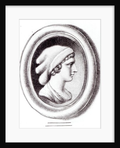 Portrait of Sappho by Thomas Worlidge