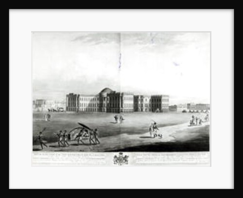 South East View of the New Government House, Calcutta by James (after) Moffat