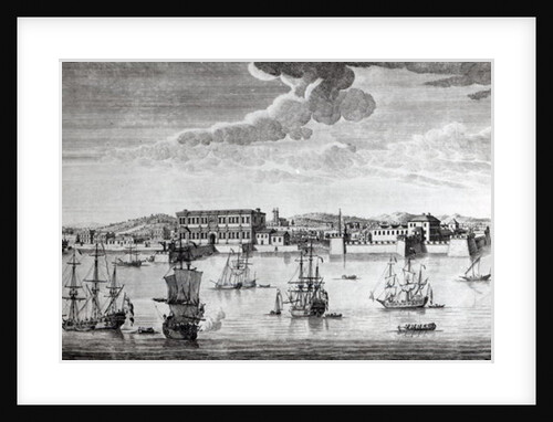 Bombay on the Malabar coast belonging to the East India Company of England, 1754 by Jan van Ryne