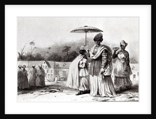 Lady taking a child to Baptism by Pierre J. Benoit