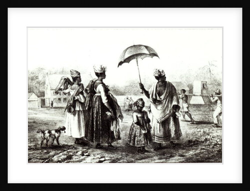 Black people Traders with Children by Pierre J. Benoit