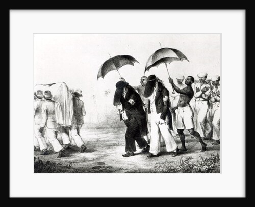 Negro Funeral Procession by Pierre J. Benoit