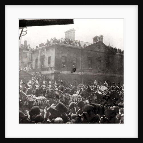 Jubilee Procession in Whitehall, 1887 by (after) English School