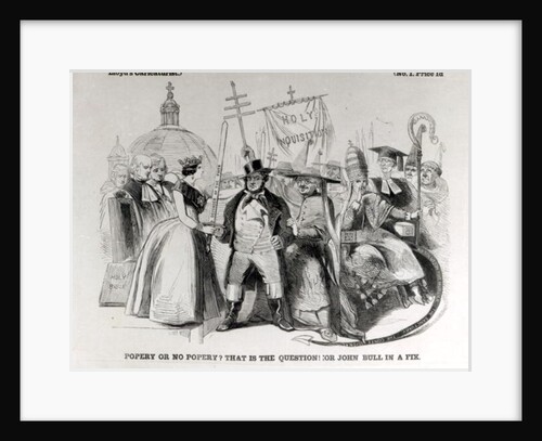 Popery or No Popery? 1850 by English School