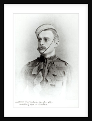 Photograph of Sir Francis Younghusband in 1887 from 'The Heart of a Continent', published in 1937 by (after) English School