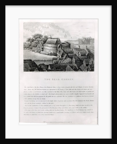 Bear Garden, 1647 by Wenceslaus Hollar