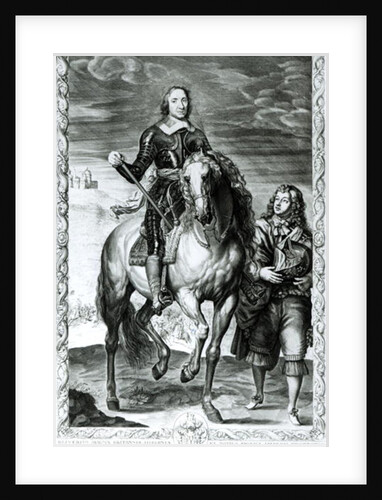 Equestrian Portrait of Oliver Cromwell by English School