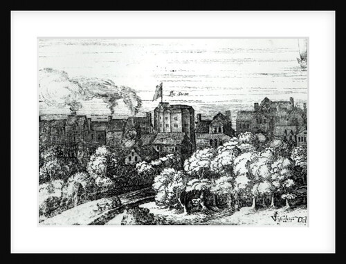 The Swan Theatre on the Bankside as it appeared in 1614 by School English