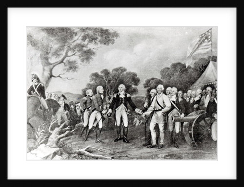 The Surrender of General Burgoyne Saratoga, New York, 17th October 1777 by American School