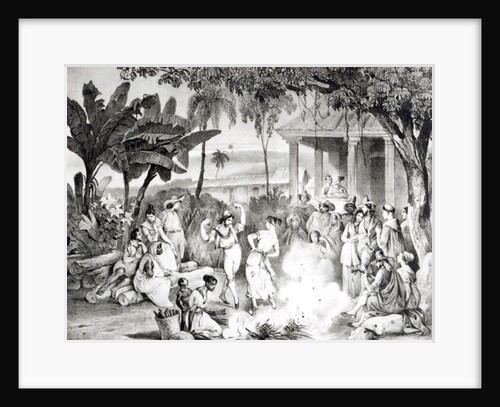 Landu Dance by Johann Moritz Rugendas