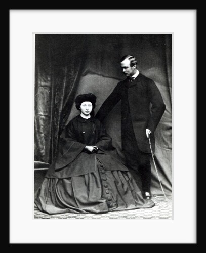 Princess Alice and Prince Ludwig of Hesse, 1860 by English Photographer