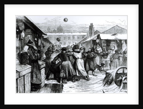 Football in the Jews' Market, St. Petersburg by English School