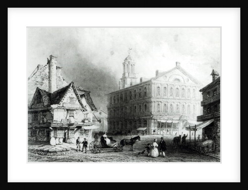 Faneuiel Hall, Boston by William Henry Bartlett