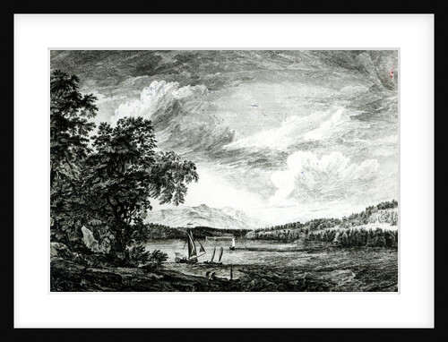 View of Hudson's River of Pakepsey by Paul Sandby