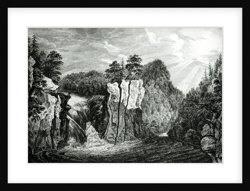 View of the Passaic River Waterfall, New Jersey by Paul Sandby