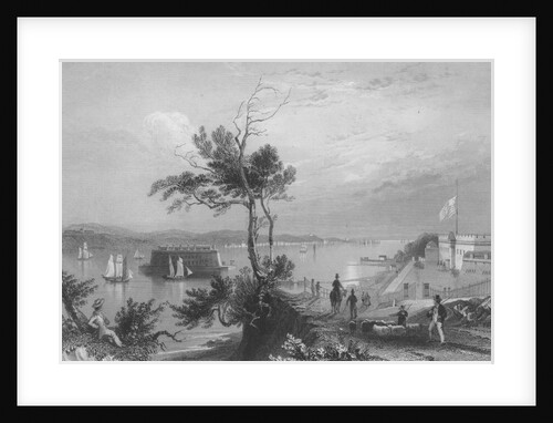 The Narrows from Fort Hamilton by William Henry Bartlett